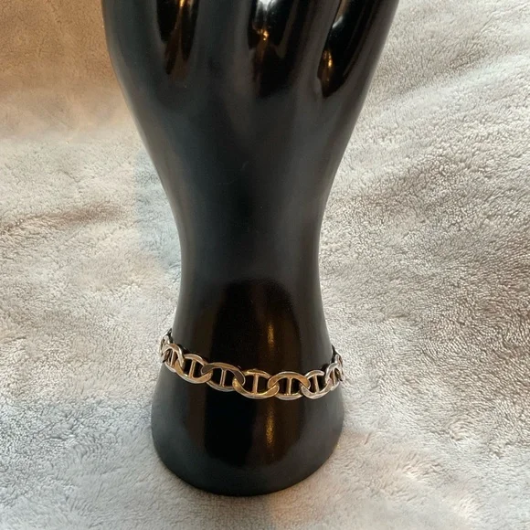 Italy 925 Mariner Link Bracelet - Picture 5 of 7